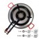 Qué paellas se pueden hacer con un paellero de 40 cm de tubo plano de 2 fuegos: Gama Premium