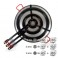 Qué paellas se pueden hacer con un paellero de 53 cm de tubo plano de 3 fuegos: Gama Premium
