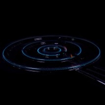 Paellero gas de 64 cm con 3 fuegos encendidos - Llama Azul