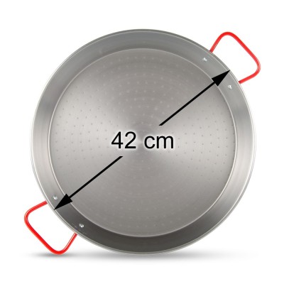 Paella de acero pulido de 42 cm El Cid