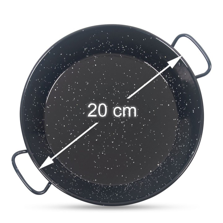 Paellera esmaltada 20cm ø (tapa) | Paelleros Roger