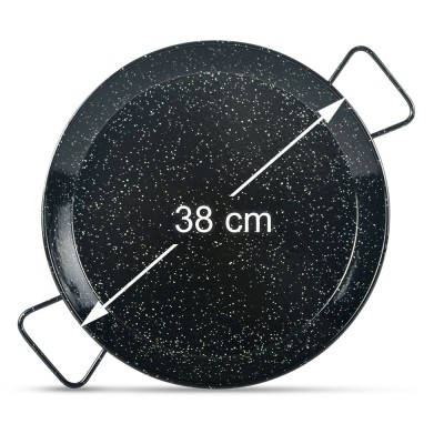 Paellera esmaltada de 38 cm El Cid