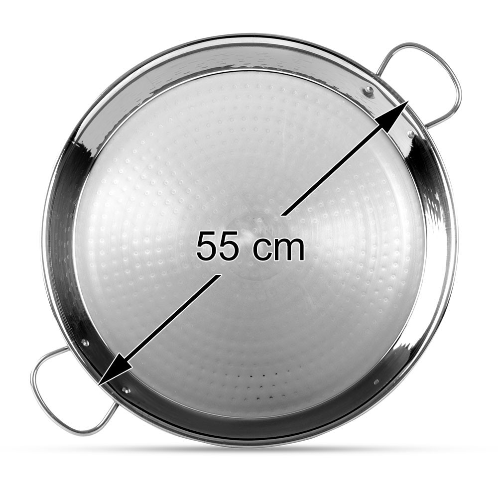 Paellera Inoxidable 55cm 8 A 10 Personas Paelleros Roger paellera-inoxidable-55cm-8-a-10-personas-paelleros-roger