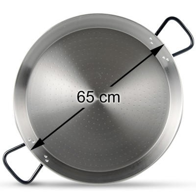 Paellera profesional 65 cm El Cid Pata Negra