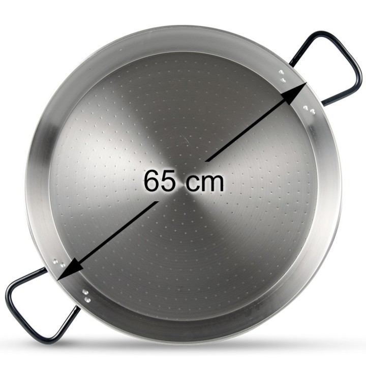 Paellera profesional 65cm 10 - 13 personas | Paelleros Roger