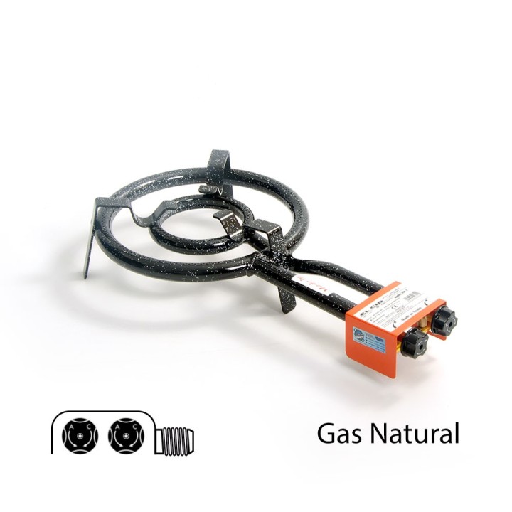 Paellero de gas natural El Cid 300-2 de 30cm con 2 aros