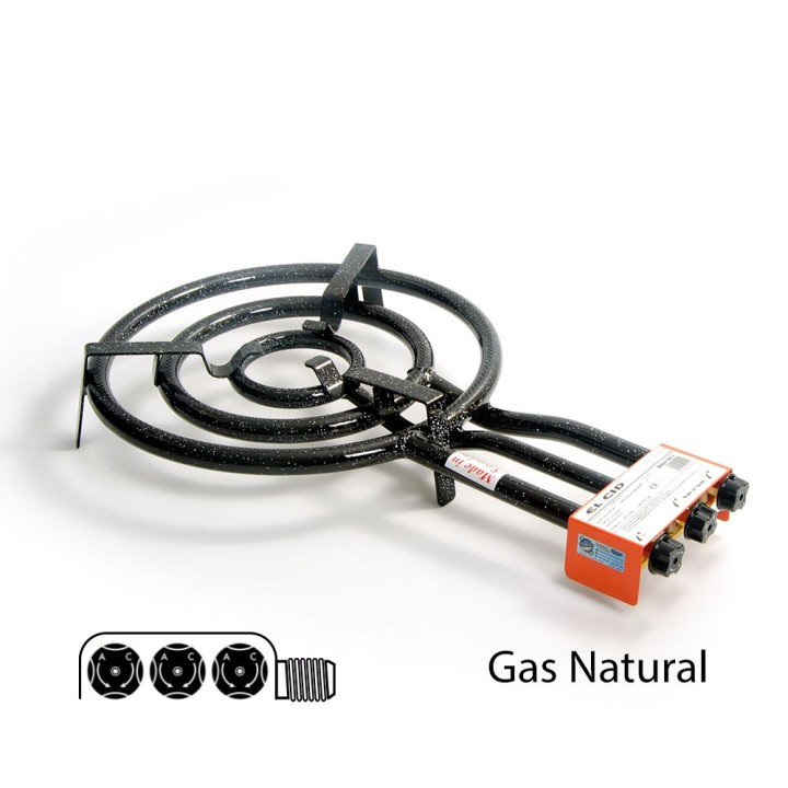 Paellero de gas natural El Cid 450-3 de 45cm con 3 aros