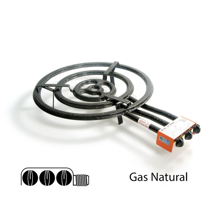 Paellero a gas natural El Cid L-60 +GAS Alta Potencia de 60 cm