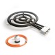 Paellero de gas 60 cm + Kit completo de gas