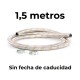 Manguera de gas con malla metálica 1,5 metros
