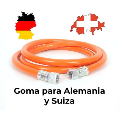Manguera de gas para Alemania y Suiza 1,5m (Butano/Propano)
