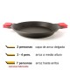 Paellera Bra Infinity 36 cm 7 raciones