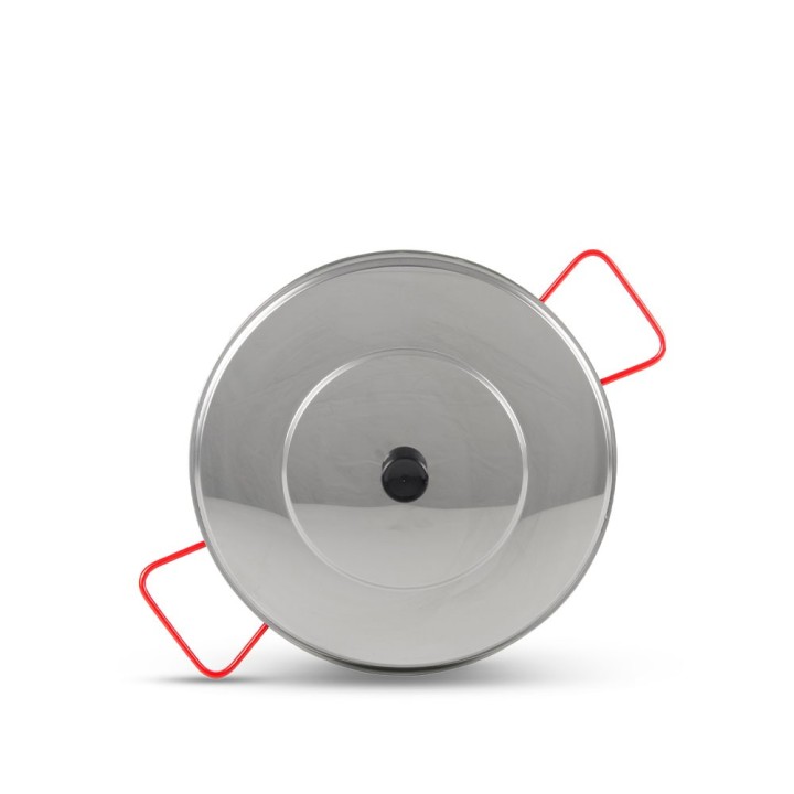 Tapadera de acero inoxidable para paellas y sartenes de 28 y 30 cm