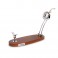 Jamonero Jabugo plegable [Lacado Nogal] Buarfe - Madera de Haya