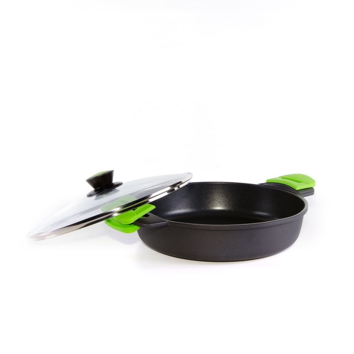 Cacerola baja 28cm de aluminio fundido 5,5mm | Paelleros Roger