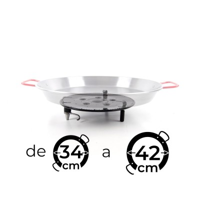 Difusor paellero MA-BEL 27 cm APTO para cocinas de gas con termopar
