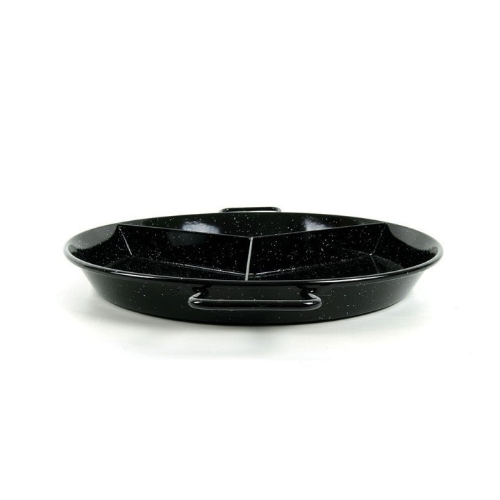 Paellera multigusto El Cid de 42cm de 3 divisiones | Paelleros Roger