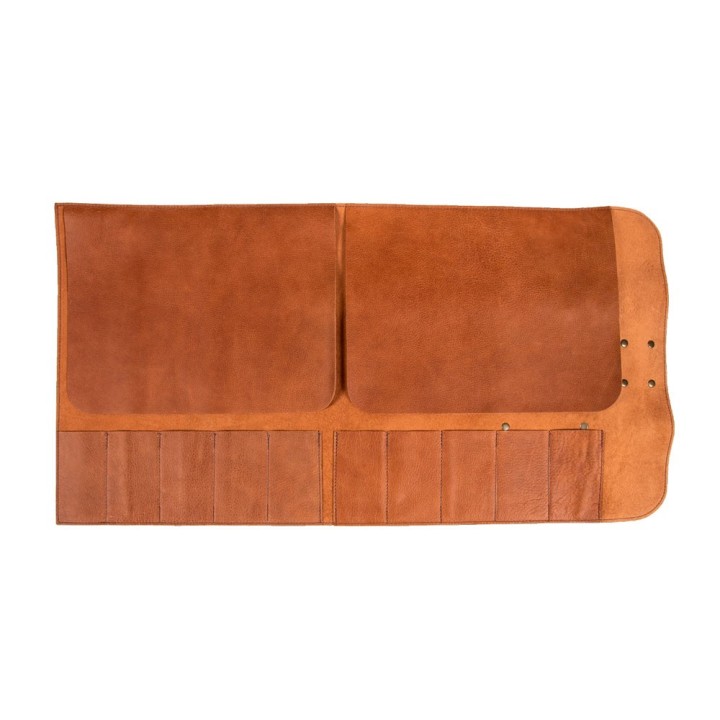 Manta para cuchillos de cuero (10 piezas) - Arcos 694800 | Paelleros Roger