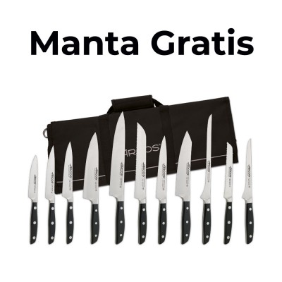 Juego de cuchillos profesionales Manhattan + Bolsa 12 piezas de regalo