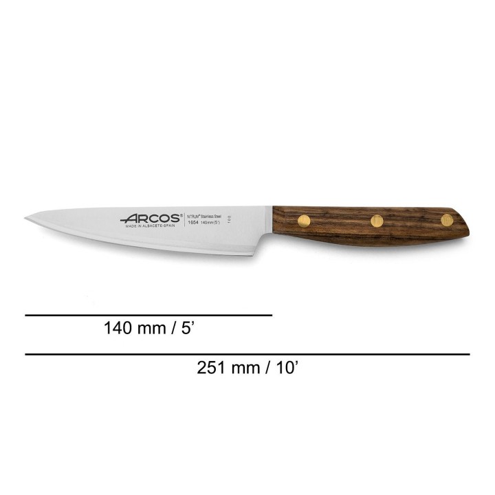 Cuchillo Cocinero Arcos (140mm) Serie Nordika 165400 | Paelleros Roger