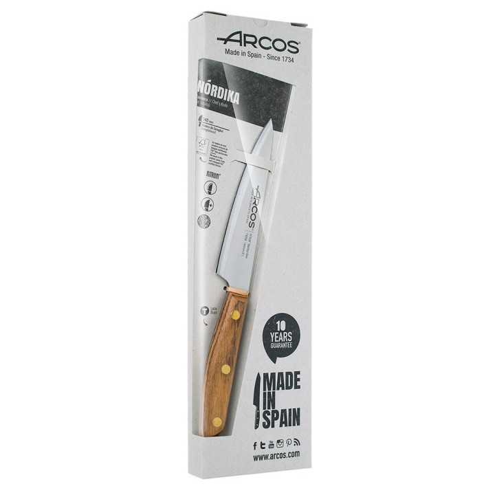 Cuchillo Cocinero Arcos (140mm) Serie Nordika 165400 | Paelleros Roger