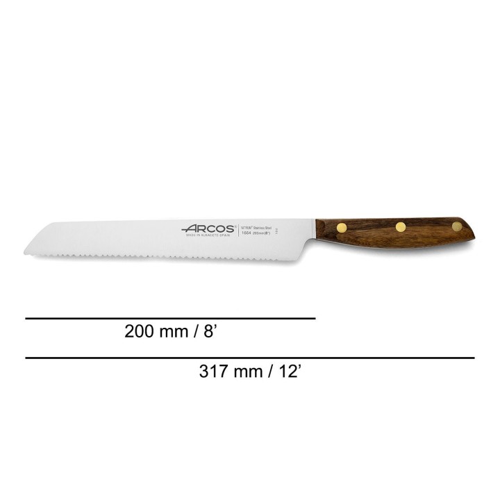 Cuchillo para pan Arcos 200mm | Paelleros Roger