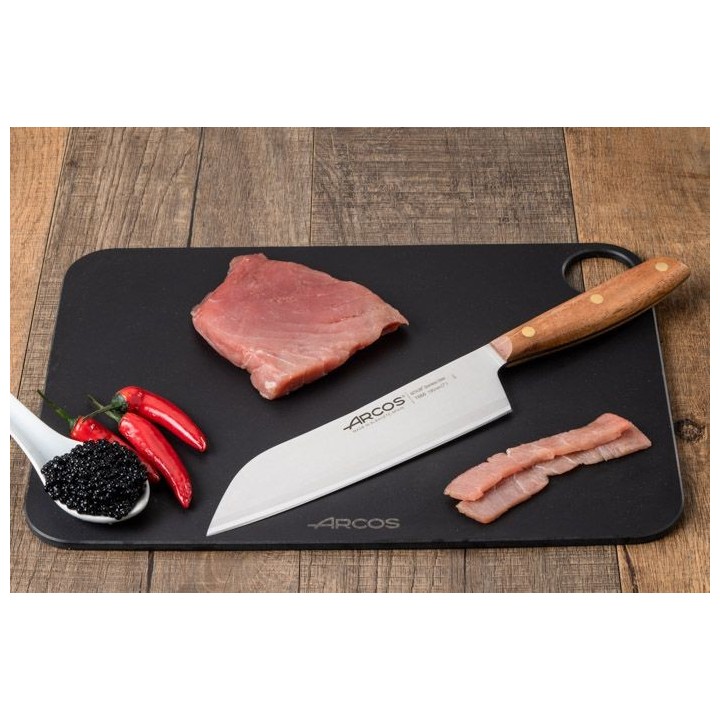 Cuchillo Santoku Arcos (190mm) Serie Nordika 166600 | Paelleros Roger