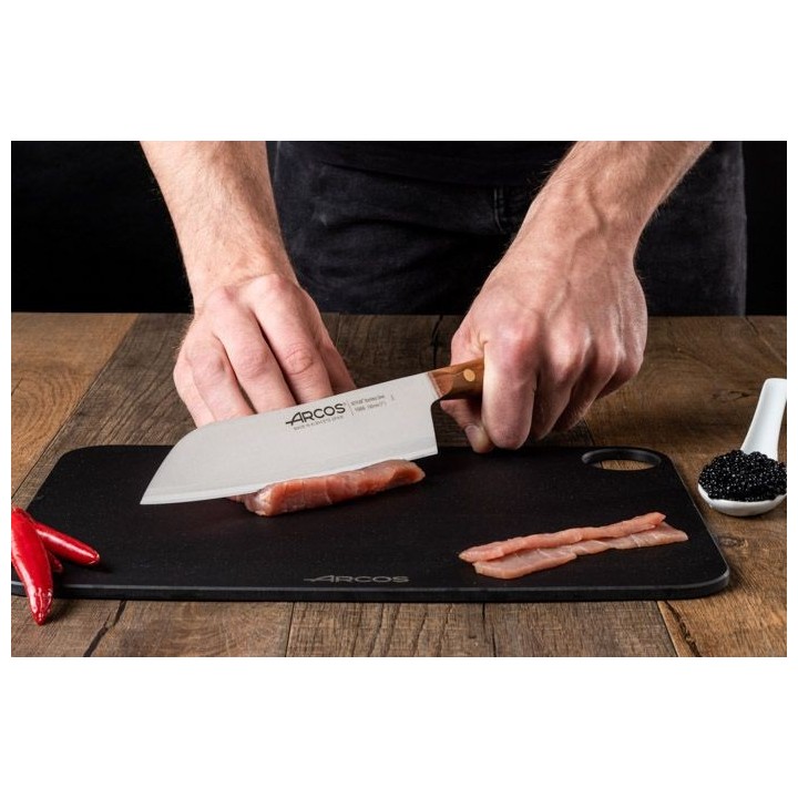 Cuchillo Santoku Arcos (190mm) Serie Nordika 166600 | Paelleros Roger