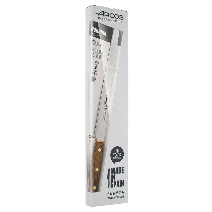 Cuchillo jamonero Arcos (250mm) Serie Nordika 166700 | Paelleros Roger