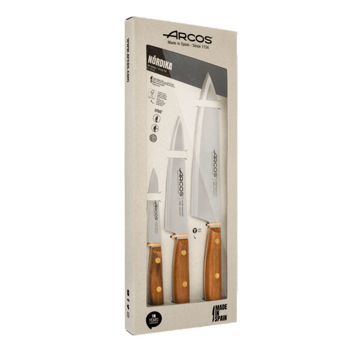 Juego de cuchillos cocina Arcos Nordika 167100 | Paelleros Roger