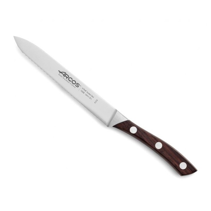 Arcos Natura - Cuchillo con sierra para tomates (130mm) | Paelleros Roger