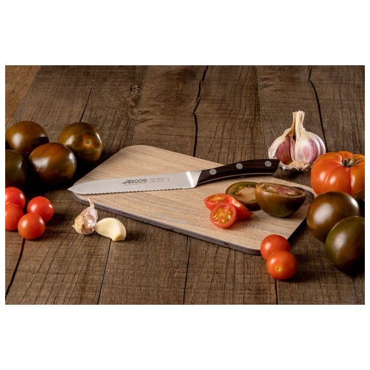 Arcos Natura - Cuchillo con sierra para tomates (130mm) | Paelleros Roger