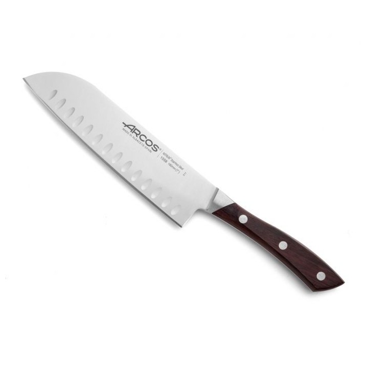 Arcos Natura - Cuchillo Santoku (180mm) 155810 | Paelleros Roger