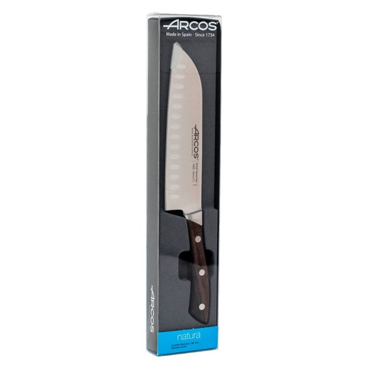 Arcos Natura - Cuchillo Santoku (180mm) 155810 | Paelleros Roger