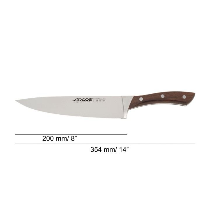 Arcos Natura - Cuchillo Cocinero (200mm)  | Paelleros Roger
