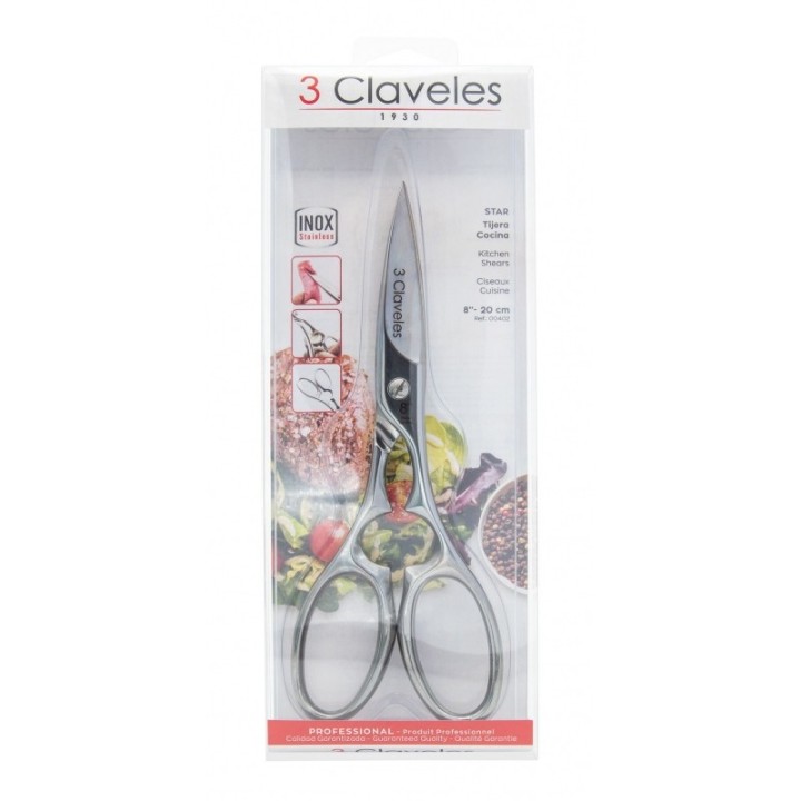 Tijeras de Cocina 3 Claveles Star | Paelleros Roger