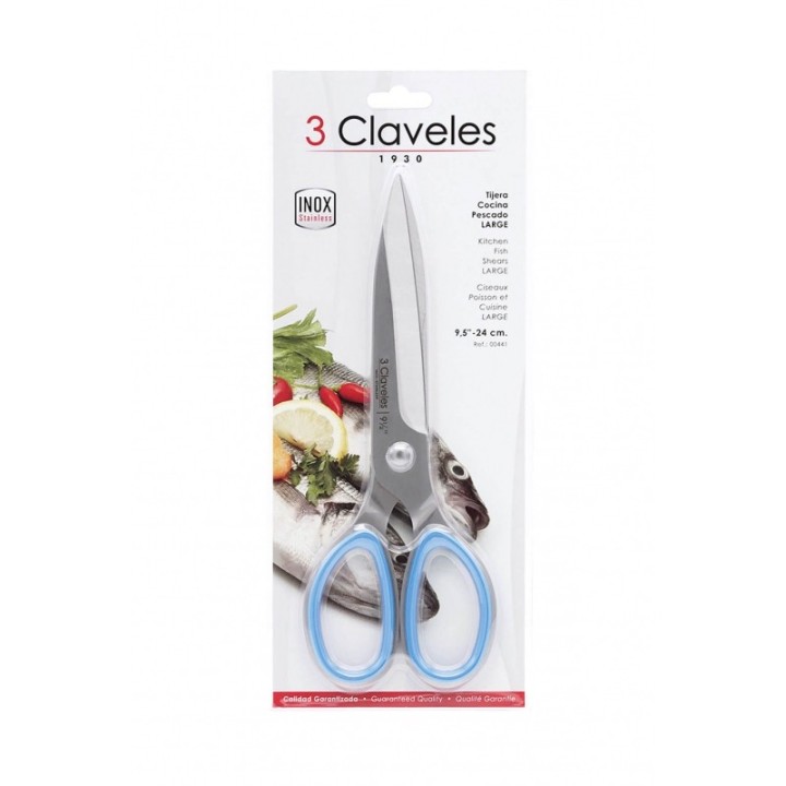 Tijeras de Cocina Pescado Large 3 Claveles | Paelleros Roger