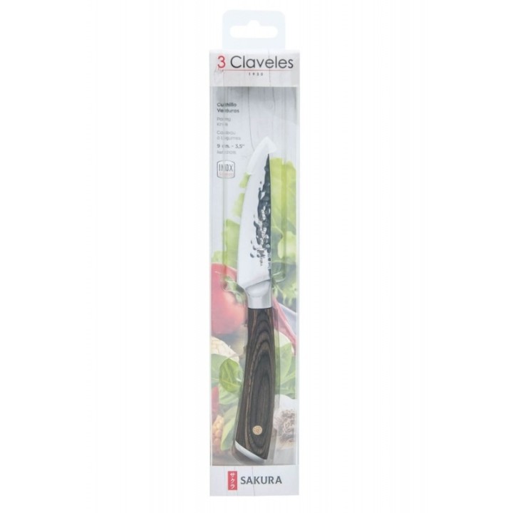 Cuchillo Verduras 9cm 3 Claveles Sakura | Paelleros Roger