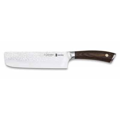 Cuchillo Usuba 17cm 3 Claveles Sakura 01027