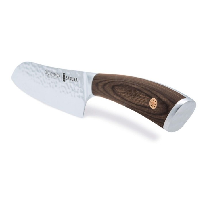 Cuchillo Santoku 17.5cm 3 Claveles Sakura  | Paelleros Roger