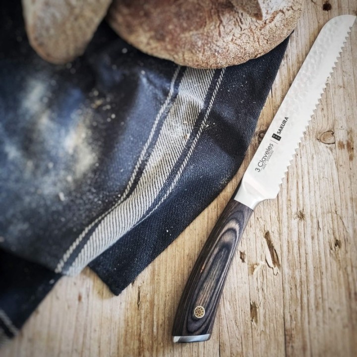 Cuchillo Panero 19cm 3 Claveles Sakura | Paelleros Roger