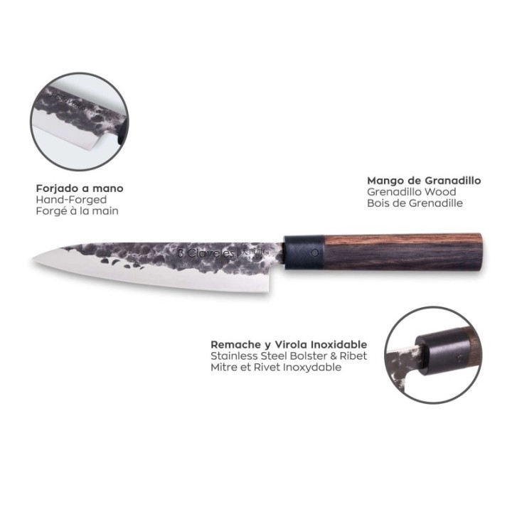 Cuchillo Cocina 16cm 3 Claveles Osaka | Paelleros Roger