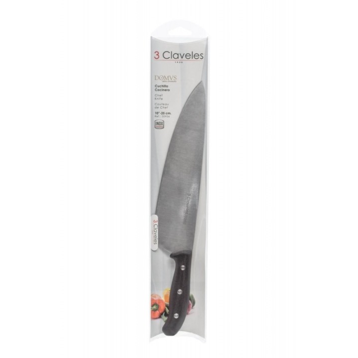 Cuchillo Cocinero 25cm 3 Claveles Domvs | Paelleros Roger