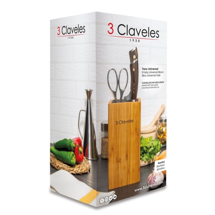 Taco para cuchillos Universal 3 Claveles | Paelleros Roger