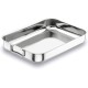 Rustidera de acero inoxidable Lacor 35 cm con asas abatibles