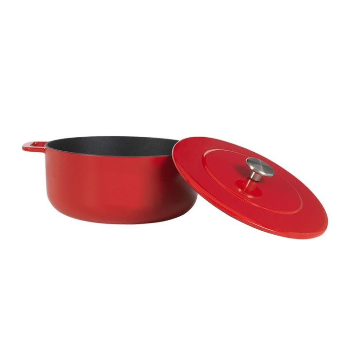 Cacerola alta 24cm roja Combekk Sous-Chef | Paelleros Roger