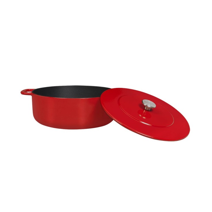 Cacerola alta 28cm roja Combekk Sous-Chef | Paelleros Roger