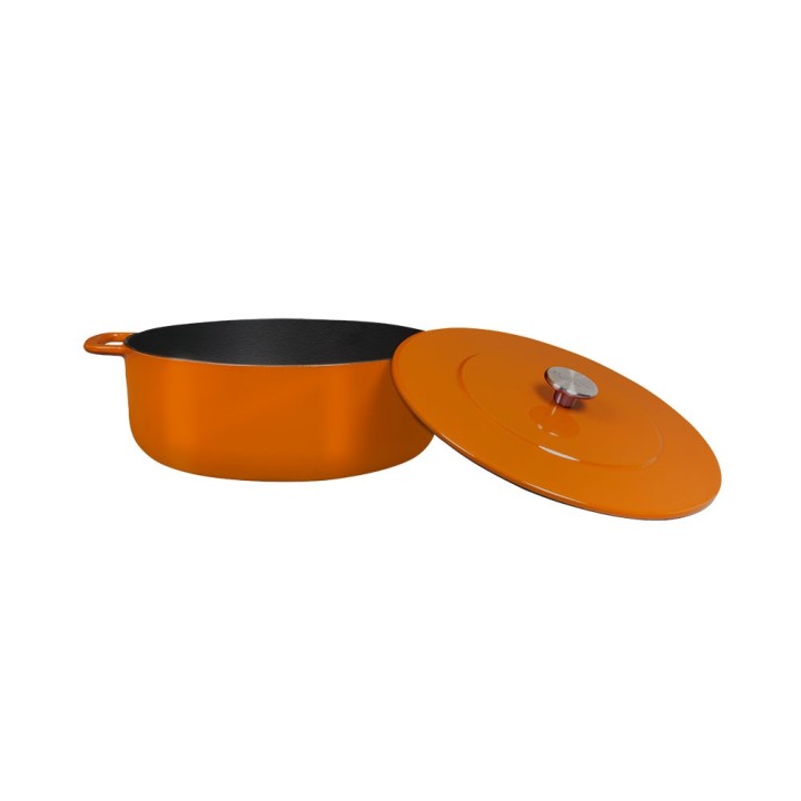 Cacerola alta 28cm naranja Combekk Sous-Chef | Paelleros Roger