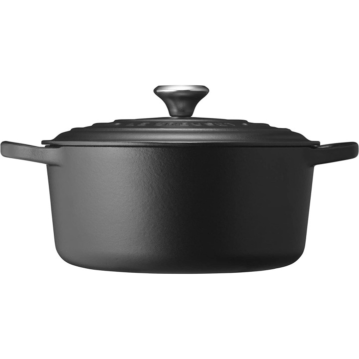 Cocotte redonda Evolution Le Creuset Negro mate 24cm | Paelleros Roger