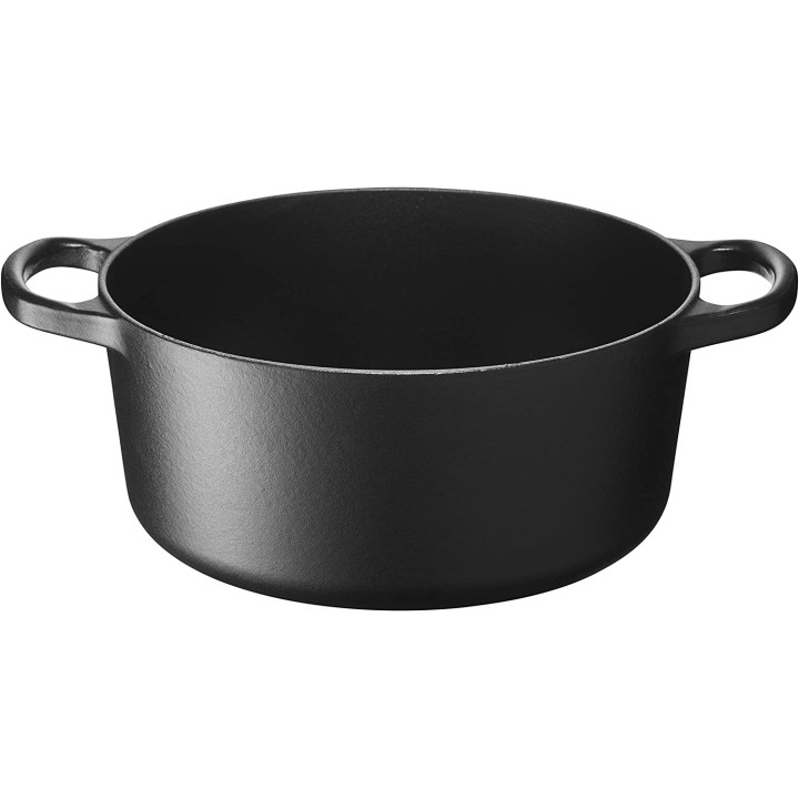 Cocotte redonda Evolution Le Creuset Negro mate 24cm | Paelleros Roger